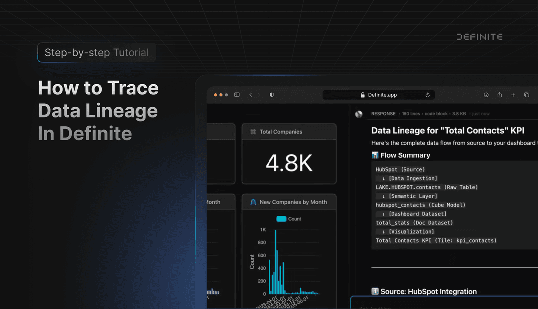 How to Trace Data Lineage in Definite