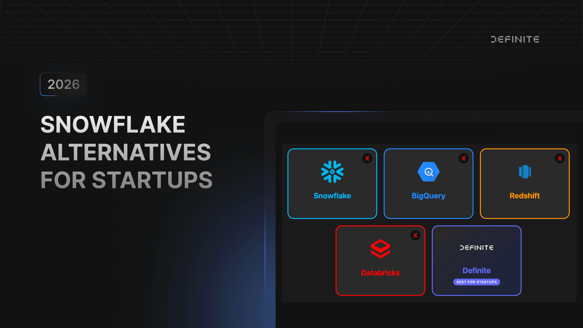 Snowflake Alternatives 2026: BigQuery vs Redshift vs Databricks vs ...